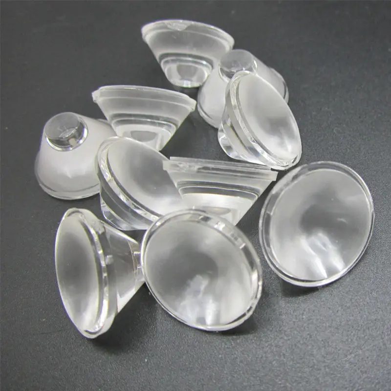 20mm Optical LED Lens PMMA Acrylic Flat Frost Lenses 5 10 15 30 45 60 90 120 Degree For 1W 3W 5W High Power LED Chip