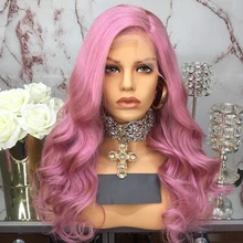 JRX волосы розовые объемные волнистые кружевные передние человеческие волосы парики бразильские волосы человеческие волосы парики предварительно выщипанные натуральные волосы