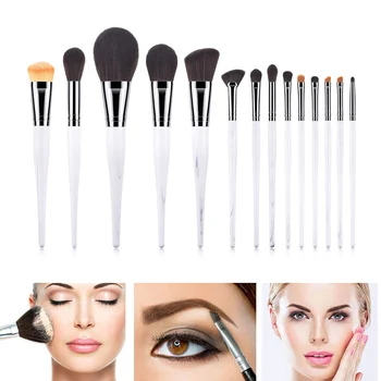 

14pcs Fine Makeup Brush Soft Smooth Beauty Makeup Tools Portable Powder Blush Fan Brush @ME88