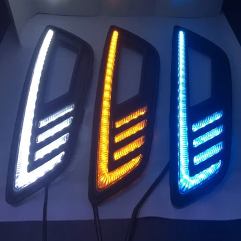 

CSCSNL 1Pair 12v LED for Ford Focus 4 2015 2016 2017 2018 Auto Car DRL daytime running light Bumper Front Fog lamp