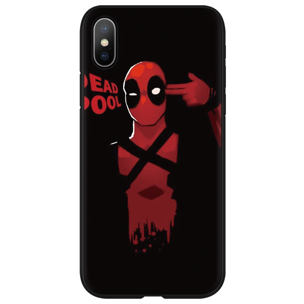 Marvel Мстители Jorker Dead Pool печать рисунок чехол TPU Мягкий для iPhone XS Max 7 8 Plus XS X 6 6S 5 5S 11 Pro Чехол для Max XR - Цвет: 0fzzxead