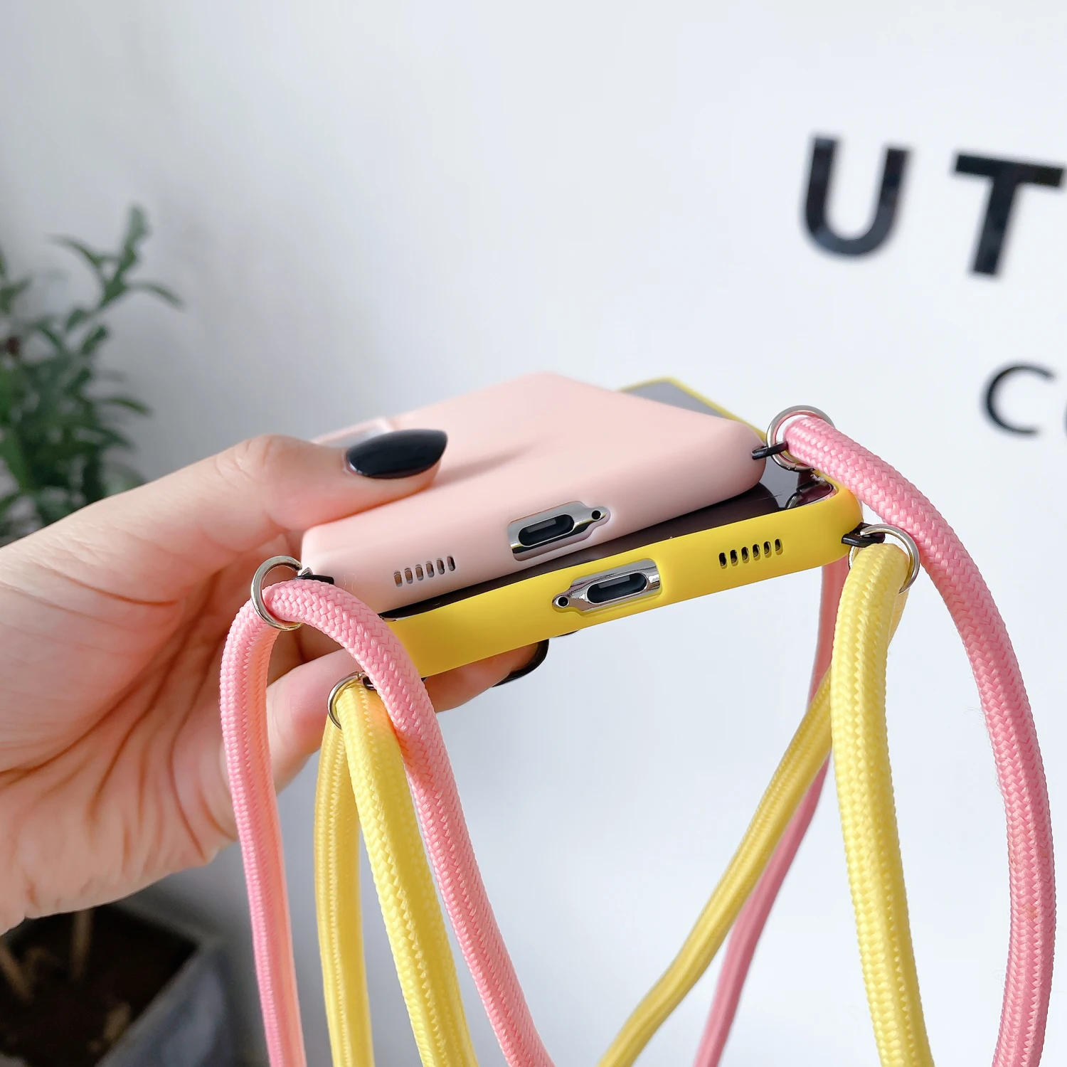 Crossbody Lanyard Neck Strap Cord Case For Samsung Galaxy A52 A72 A32 4G A12 S21 Ultra S20 Plus A51 A71 A50 Matte Silicone Cover galaxy s22 ultra wallet case