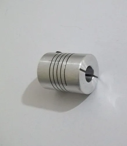 Coupler Aluminium CNC Motor Jaw Shaft 5mm To 8mm 3d printer OD 19x25mm Dropshipping 3/4/5/6/6.35/7/8/10mm Flexible Coupling