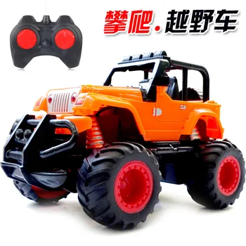 

Hot Sales Wireless Remote Control Off-road Car Children Stone Remote Control Car Bottom Light Model Toy Car Off-road Race Car Ba