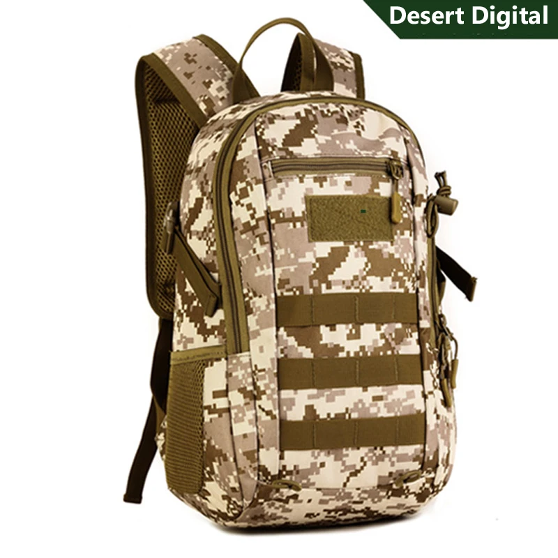 12l Mochila pequeña táctica Hombres Molle Impermeable Mini mochila militar  Pesca Senderismo Caza Bolsa de viaje