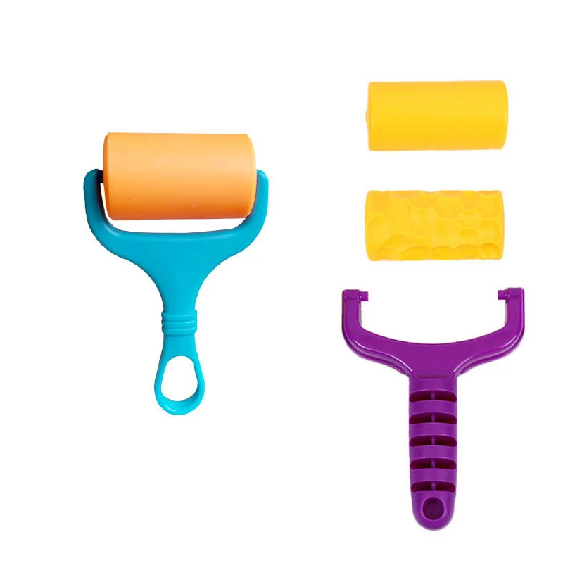 DIY Slimes Play Dough Mould Tools Sets Plasticine Modeling Soft Clay Kits Cutters Molds Educational toys Clay tools for Children play dough tools slime kit modelling clay