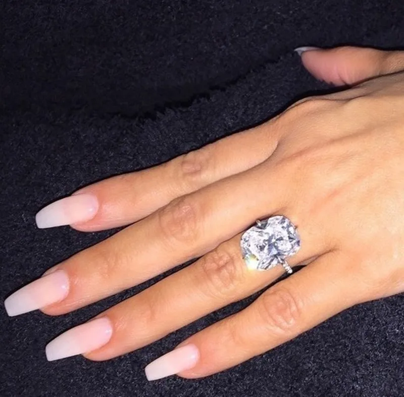 Изысканное 925 пробы Серебряное кольцо с цветочной огранкой 6ct AAAAA cz Sona Камень Обручальное кольцо кольца для женщин Свадебные украшения