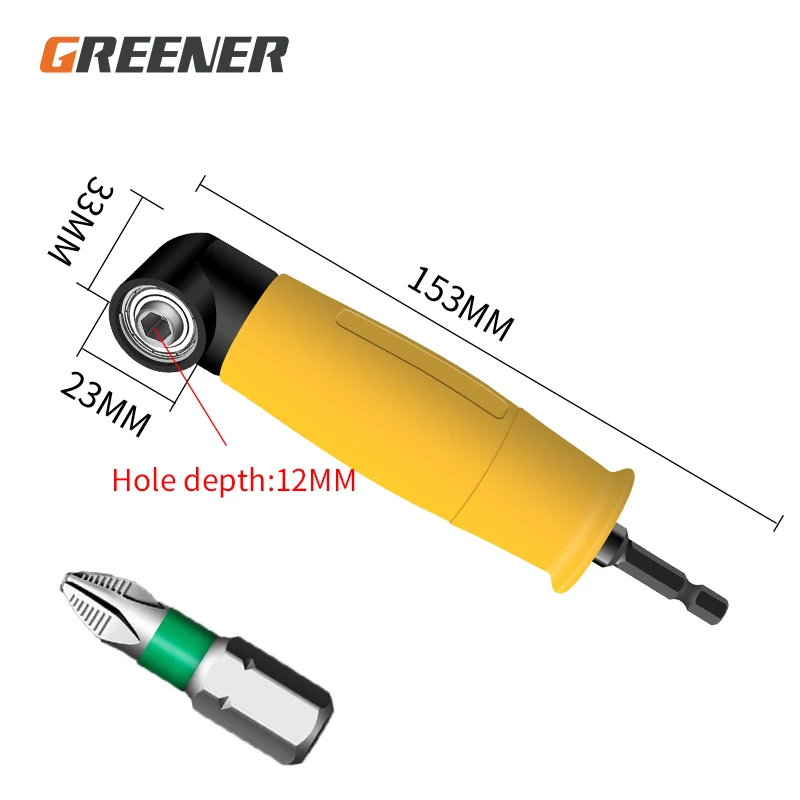 

Регулируемая отвертка с прямым углом 105/90 градусов