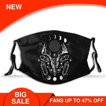 

Goat Mouth Face Mask Crystal Moon Facial Mask Pretty Kawai with Filters Adult Mask