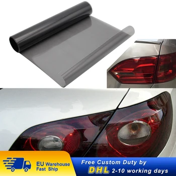 

2pcs 200 x 30 cm Light Film Car Light Black Tint Headlight Taillight Fog Light Vinyl Film Rear Lamp Tinting Film