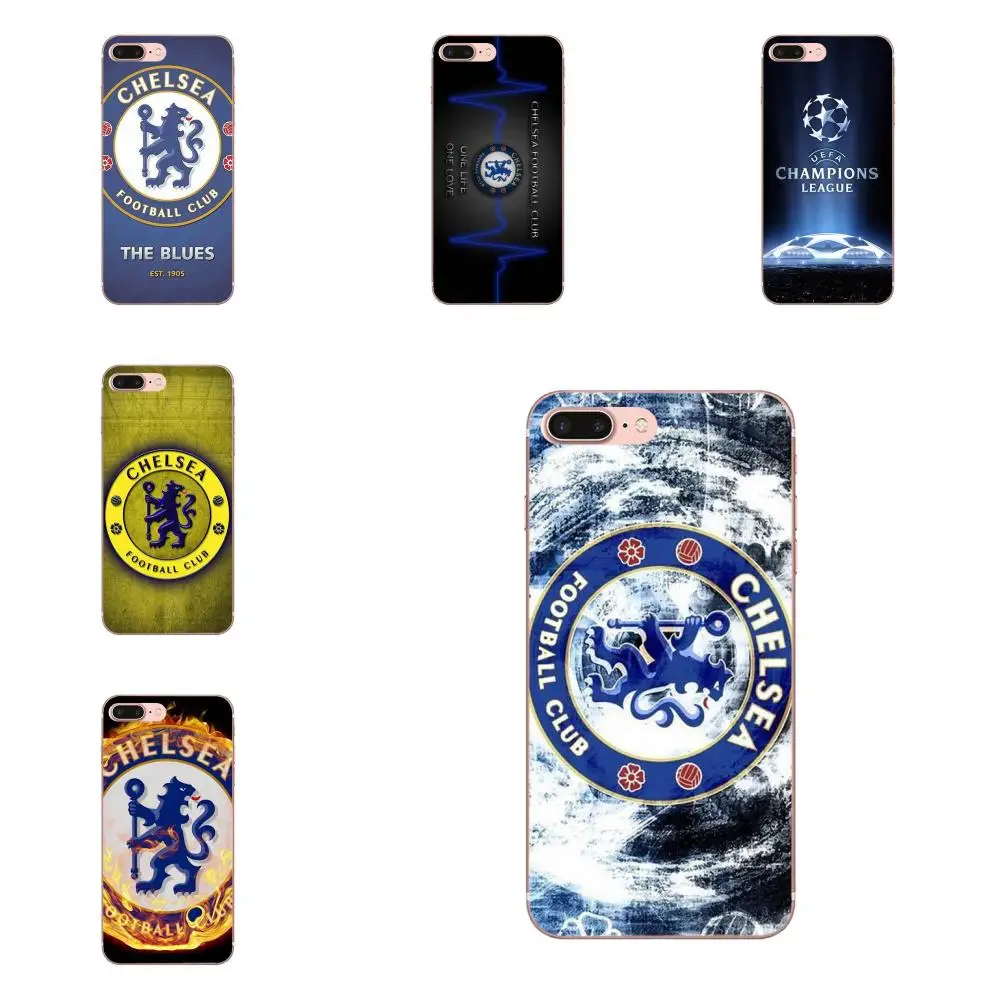 

Soft TPU Phone Case Skin Cover 3d Chelseas Fc Logo For Galaxy Grand A3 A5 A7 A8 A9 A9S On5 On7 Plus Pro Star 2015 2016 2017 2018