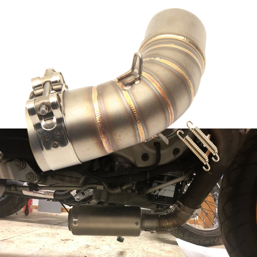 Глушитель выхлопной трубы для мотоцикла 51 мм средней длины Honda CB1000R выхлопная