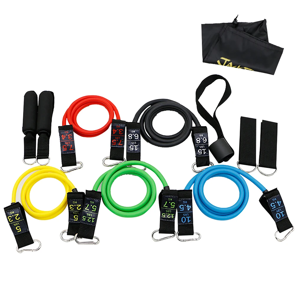 

11Pcs/Set Pull Rope Fitness Exercises Resistance Bands Latex Tubes Pedal Excerciser Body Training Workout Yoga