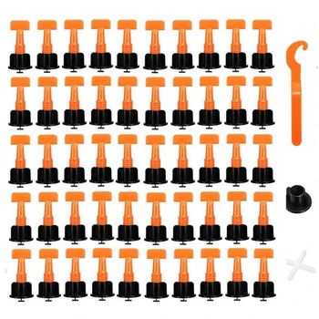 

50PCS Dropship Mini Level Wedges Alignment Tile Spacer for Floor Wall Tile Leveling System Locator Spacer Plier