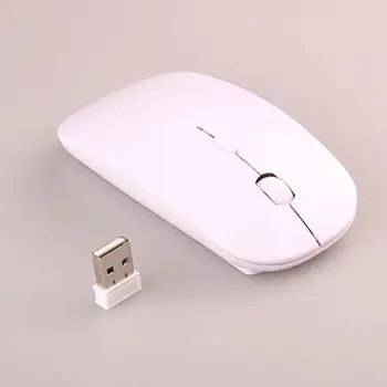 

Ultra Thin USB Optical Wireless Mouse 2.4G Receiver Super Slim Mouse Cordless Computer PC Laptop Desktop