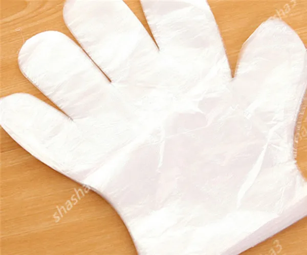 50PCS/Set Food Plastic Gloves Disposable Gloves Restaurant Eco-friendly Food Gloves Fruit Vegetable Gloves Kitchen accessories