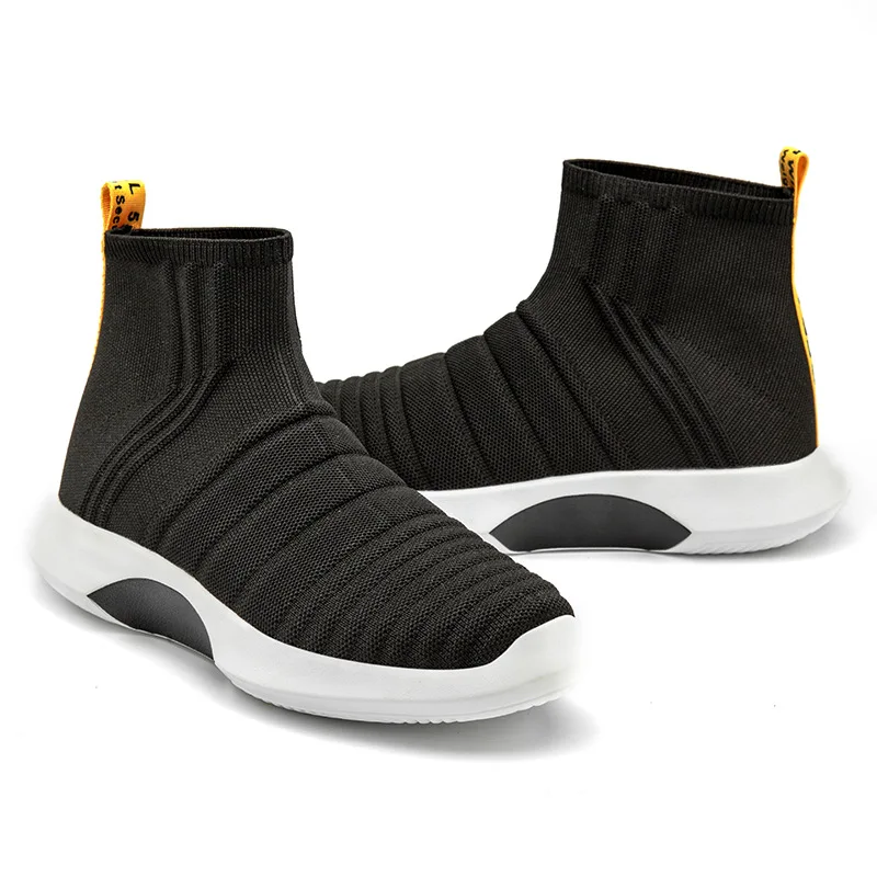 

INS Ultra-Fire Red 2019 New Style Spring And Summer Elasticity wa zi xie Women's Trend Versatile Hight-top Sports WOMEN'S Shoes