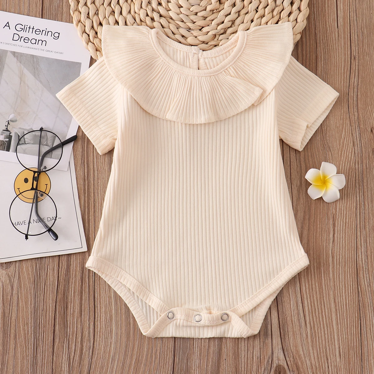 Newborn Infant Baby Rompers 0-2Y 2022 Spring Summer Candy Ruffles Jumpsuit New born Baby Girl Clothes Outfits baby knitted clothing set Baby Clothing Set