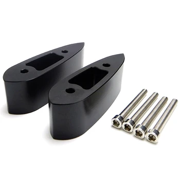 

for YZF R25 R3 Motorcycle Mirror Riser Extenders Extension Adaptor Kit for Yamaha YZF-R3 YZF-R25 2014 2015 2016 2017 1.25inch (3