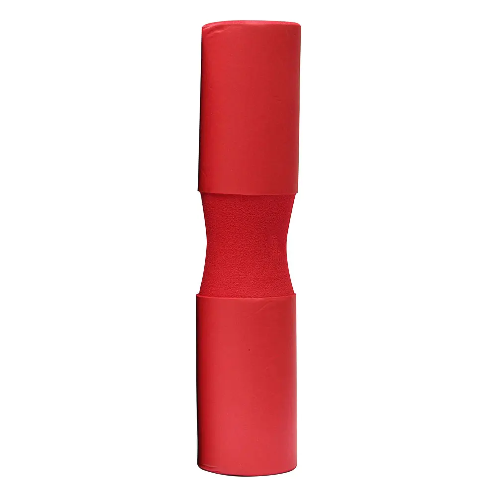 Red Barbell Support Tool Neck Cushion Protector Exercise 3 Color 45*9cm Sport Back Durable Squat Shoulder Pad Fitness - Color: Red