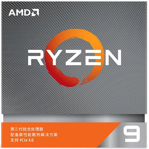 Процессор AMD Ryzen 9 3900X R9 3 8 ГГц 12 отверстий 24 hilos 7 нм L3 = 64M AM4 с