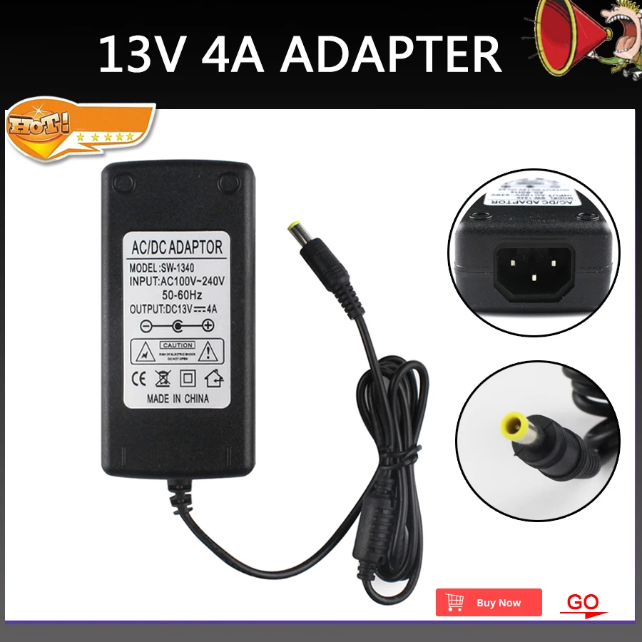New 13v 4a Adapter For Roland Ac33 Acoustic Guitar Amp Psb12u Psb12u