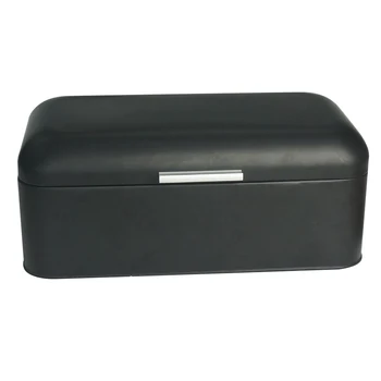 

Metal Bread Box Storage Case European Style Retro Kitchen Container Solid Color PI669