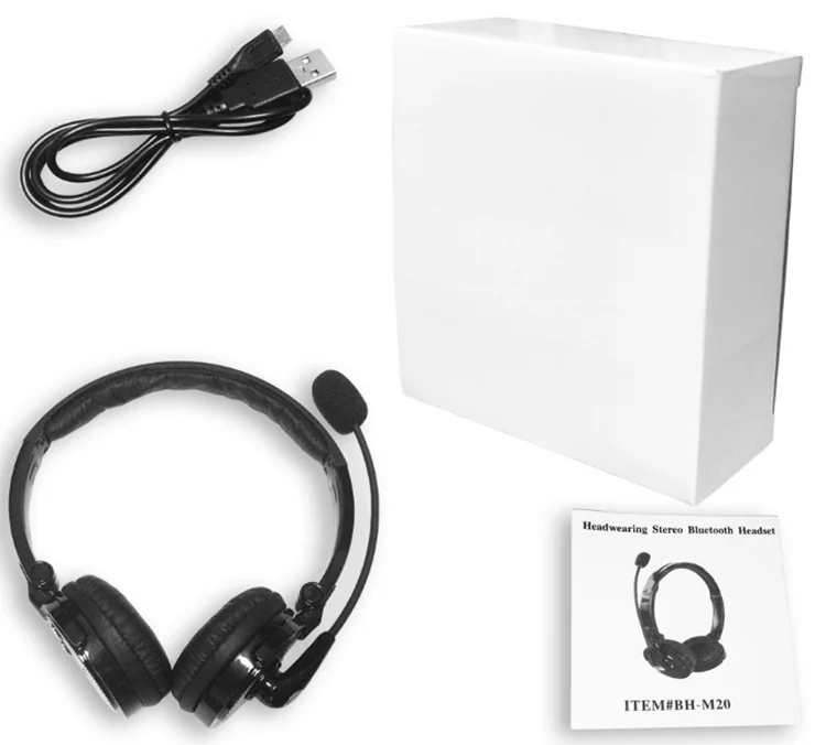 Беспроводная bluetooth гарнитура с шумоподавлением и микрофоном|Наушники гарнитуры|