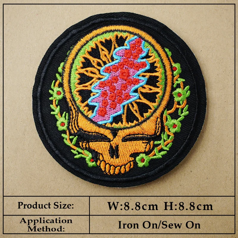 BAND Patches Cloth Mend Decorate Clothes Apparel Sewing Decoration Applique Badges Patch ROCK STAR 