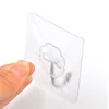 5pcs 6x6cm Transparent Strong Self Adhesive Door Wall Hangers Hooks Suction Heavy Load Rack Cup Sucker for Kitchen Bathroom ► Photo 2/6