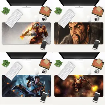 

MaiYaCa Custom Skin gladiator draven Beautiful Anime Mouse Mat Gaming Mouse Pad Large Deak Mat 700x300mm for overwatch/cs go