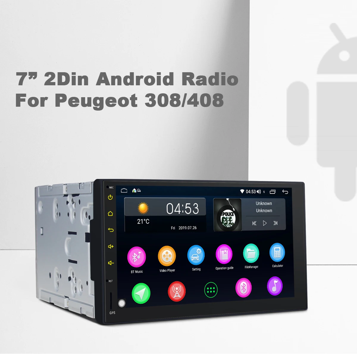 2Din " Мультимедиа Android 8,1 Автомагнитола для peugeot 308 408 gps DSP Carplay SPDIF сабвуфер 4G SIM WiFi DVR DAB OBD TPMS