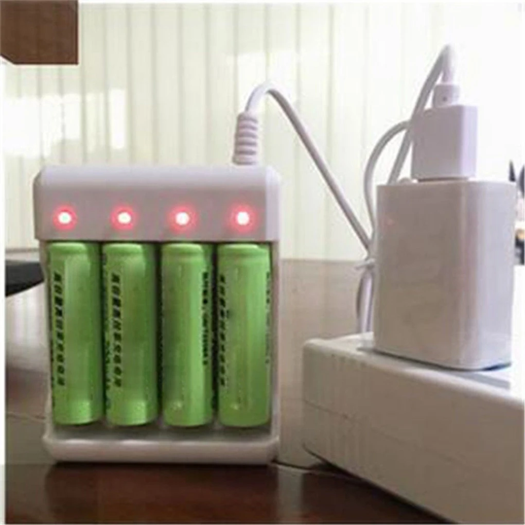 3/4-Slots Battery-Charger Universal Aa/aaa-Battery USB for Fast Usb-Output