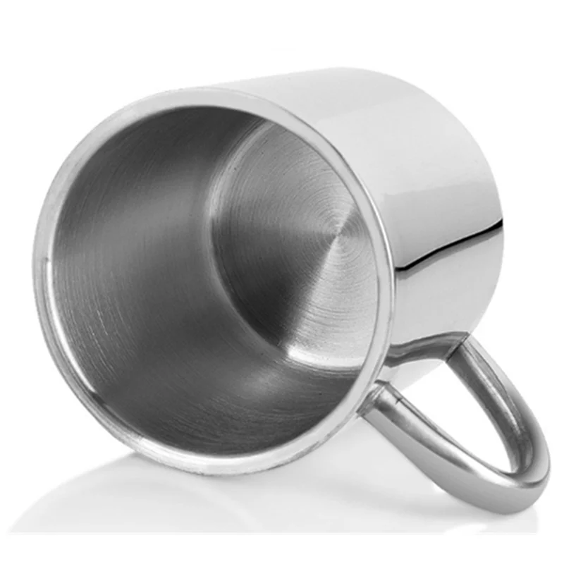 304 Stainless Steel Cup Portable Vacuum Insulation Mug with Lid Outdoor Travel Water Jug Coffee Tea Milk Flask Home Office Cups