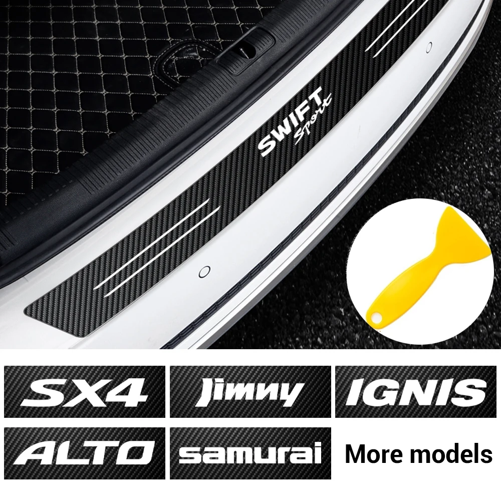 Защитные наклейки на багажник автомобиля для Suzuki Grand Vitara Baleno SX4 Swift Jimny IGNIS ALTO Samurai |