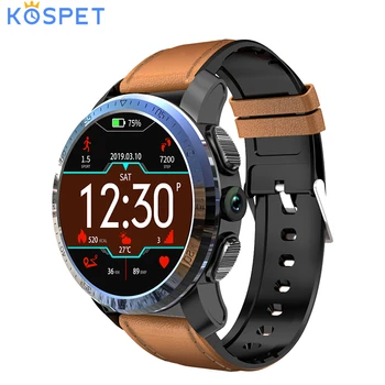 

KOSPET Optimus Pro Smart Watch 3GB 32GB Men WIFI Heart Rate Monitor 1.39" Camera Dual System 4G Smartwatch Android Phone GPS