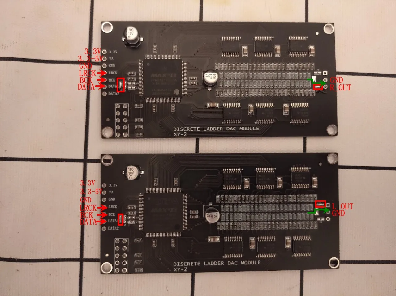 HIFI Discrete R2R module XY-2 DISCRETE LADDER DAC MODULE 24bits PCM 4