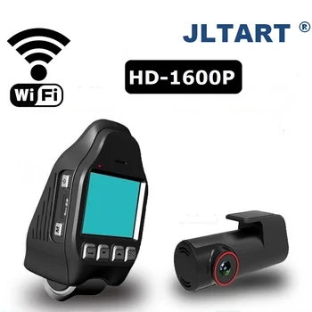 

jltart u600 mini wifi car dash cam front cam 1600P car dvr dual cameras g Night Vision Recorder Rotatable Len parking monitor