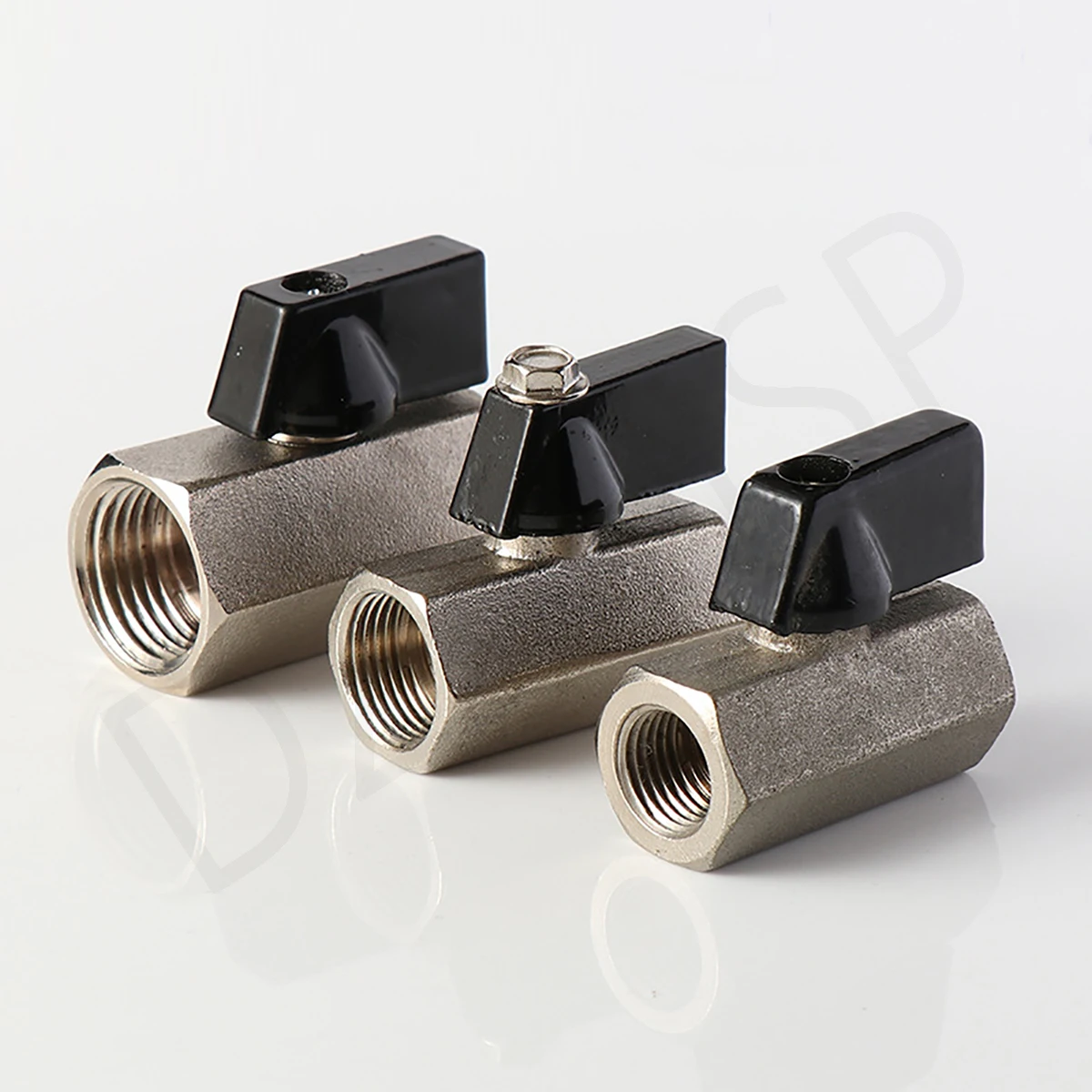 

1/8" 1/4" 3/8" 1/2" BSP Male To Female Threaded Mini Brass Ball Valve Garden Irrigation System Water Control Switch Adapter 2Pcs