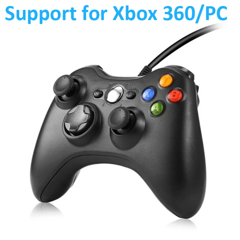 USB проводной геймпад для Xbox 360 контроллер вибрации геймпад джойстик для ПК игровой контроллер для Windows 7/8/10 для Xbox 360 джойстика