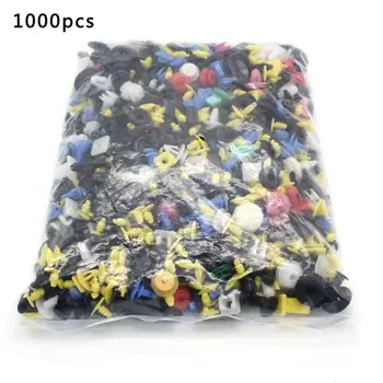 

1000PCS Mixed Car Door Panel Trim Fenders Bumper Rivet Retainer Push Pin Clips Car Fender Fastener Clip