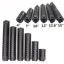 1 шт. 4/7/10/12/1" поплавок четырехъядерный поручень Пикатинни конец Кепки Тактический охотничье ружье(США),, Прямая