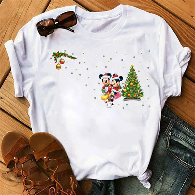 Maycaur-moda-Navidad-camiseta-