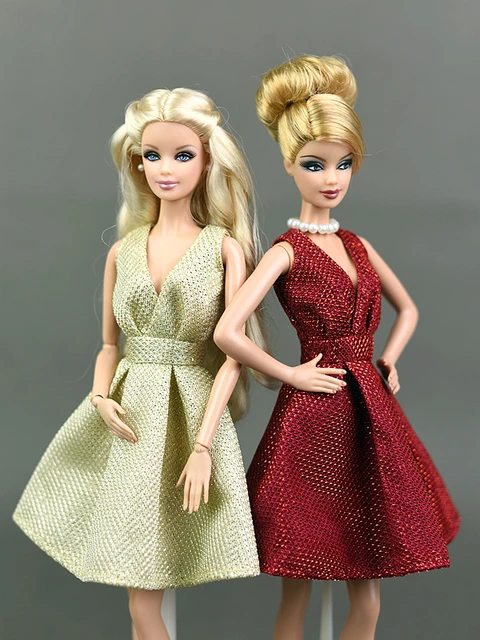 Robe classique pour Barbie Doll Vêtements Tenue Robe de fête pour 1/6 Poupée