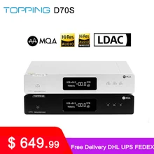 RICHT D70S MQA Decoder 2 * AK4497 Bluetooth 5,0 32Bit/768K DSD512 Hallo-Res Hifi Musik DAC mit Fernbedienung