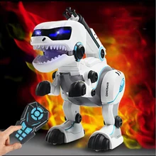 Интеллектуальный робот-динозавр с дистанционным управлением, программирование, кормление, запуск, танцы, пение, животное, динозавр, игрушка для мальчика, подарок