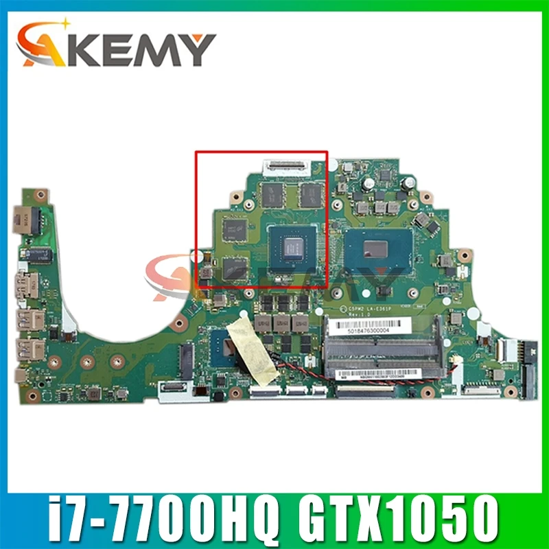 Для Acer aspire VX5-591 VX5-591G Материнская плата ноутбука C5PM2 LA-E361P NB.GM211.001 материнская i7-7700HQ
