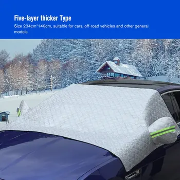 

Winter Car Windscreen Windshield Cover Heat Sun Shade Mat Anti Snow Frost Ice Shield Dust Protector Car styling