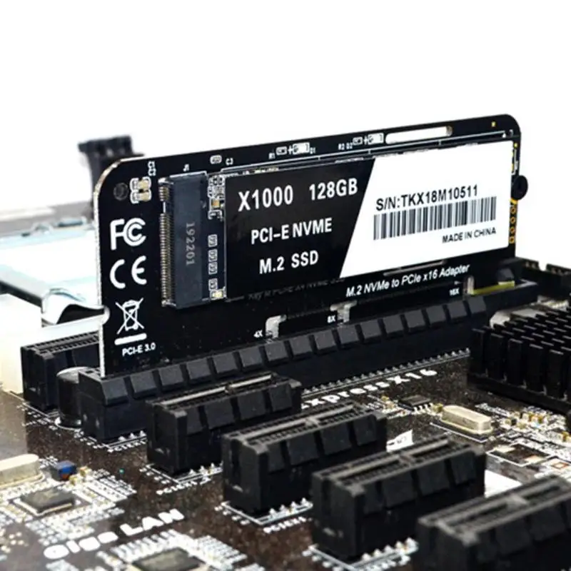 M.2 NVMe к PCI-E конвертер SSD карта M-Key PCI-Express X4/X8/X16 адаптер
