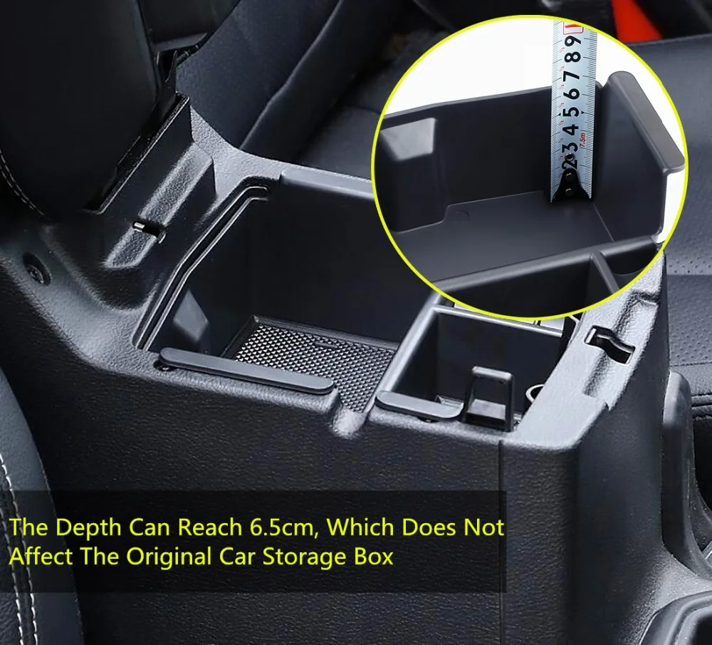 Для Jeep Wrangler JL автомобильный поднос, подлокотник, коробка для хранения, органайзер для Jeep Wrangler JL, отсек для уборки, аксессуары, 3 шт